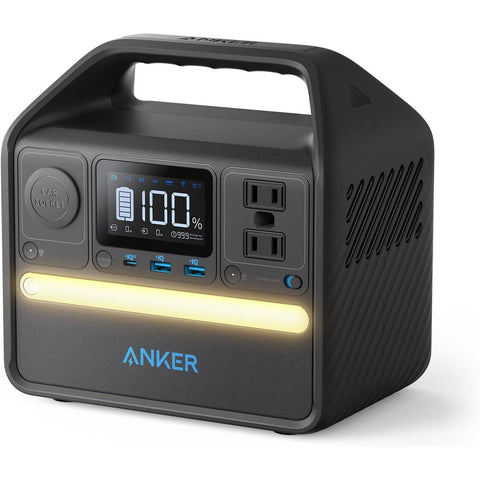 Wholesale-Anker 521 Portable Power Station, 256Wh 6-Port PowerHouse,-Power Station-Ank-521-Electro Vision Inc