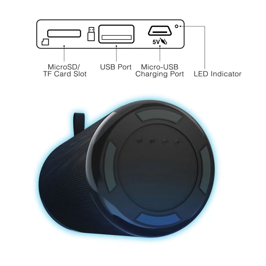 Tzumi 8226 Speaker Aquaboost Boom Electro Vision Inc