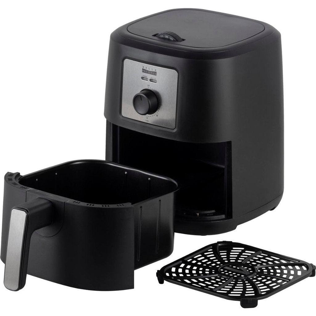 Bella 90161 Pro Series 4.2qt. Analog Air Fryer Black Electro