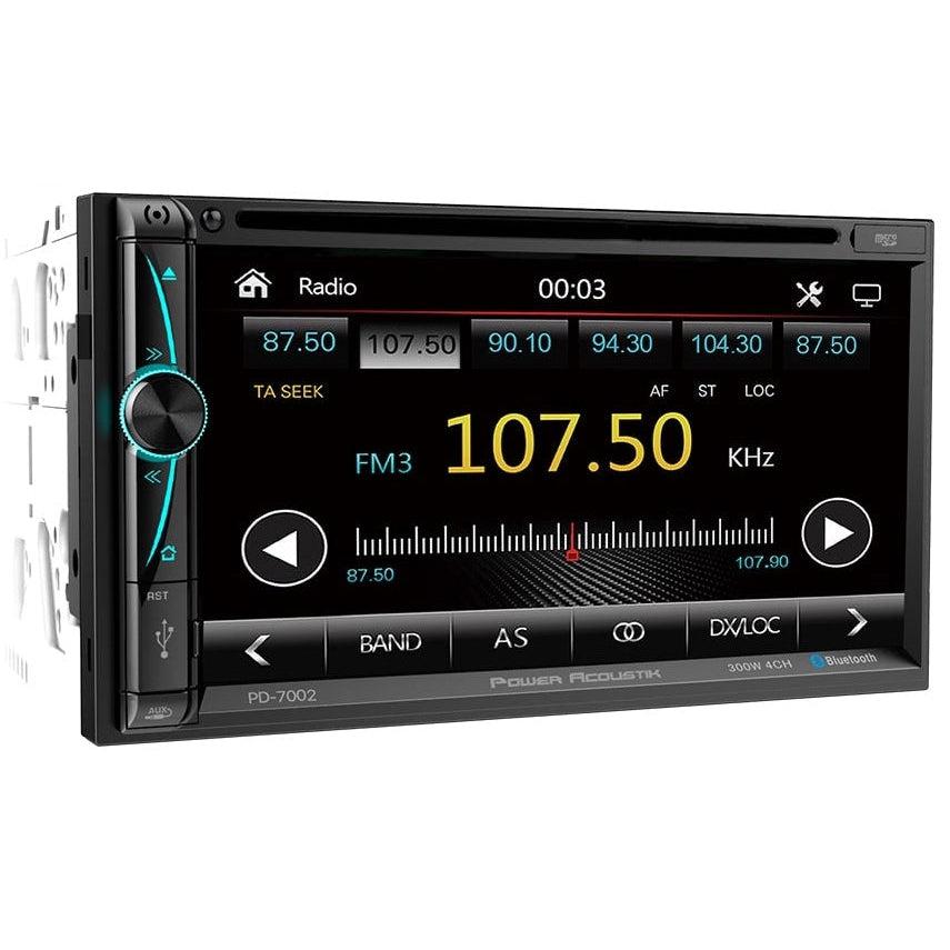 Power Acoustik PD7002 Car Stereo DVD Touchscreen BT 7" Electro