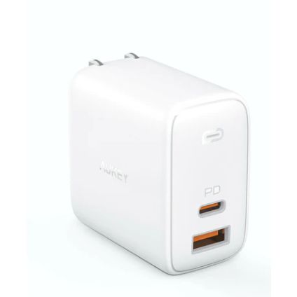 Wholesale-AUKEY Omnia Mix 65W Dual-Port PD Charger - PA-B3-white-Charger-Auk-PAB3-White-Electro Vision Inc