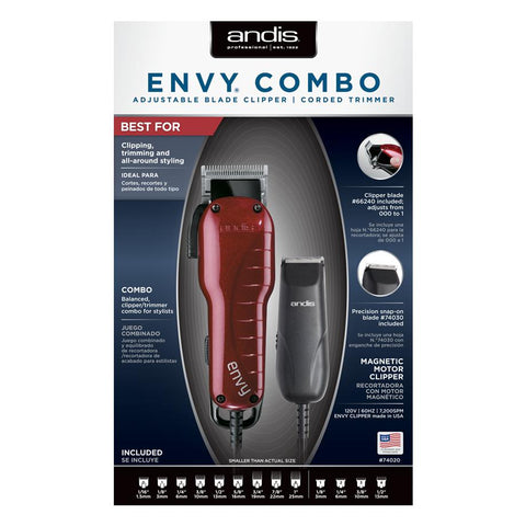 Wholesale-Andis 4020 Envy Clipper/Trimmer Combo-Clipper-And-74020-Electro Vision Inc