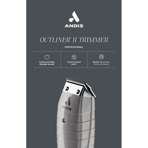 Wholesale-Andis Professional SlimLine 2 T-Blade Trimmer-Trimmer-And-24800-Electro Vision Inc