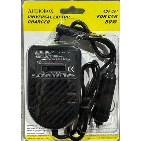 Wholesale-AudioBox ADP201 Universal Laptop Charger for Car-Car charger-Aud-ADP201-Electro Vision Inc