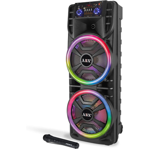 Wholesale-Audiobox ABX214R Dual 12" Portable PA Speaker-Speaker-Aud-ABX214R-Electro Vision Inc