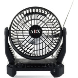 Wholesale-Audiobox RXF-40 Portable Fan, Speaker, Radio, Light-Aud-RXF40-Electro Vision Inc
