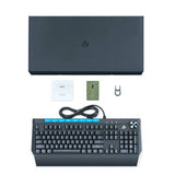 Wholesale-Aukey Mechanical Keyboard Blue Switches 104key with Volume Control Button KMG17-Auk-KMG17-Electro Vision Inc