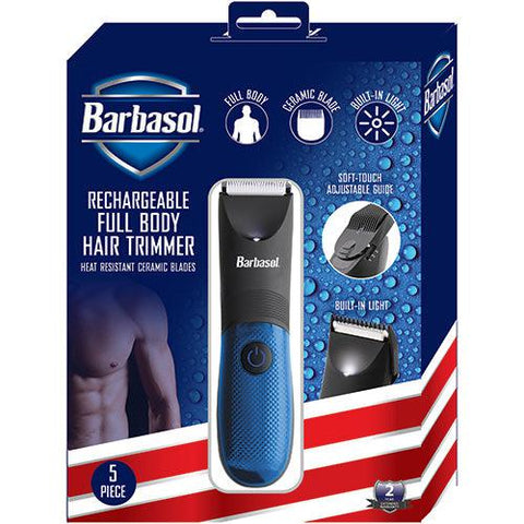 Wholesale-Barbasol 5 Piece Body Hair Trimmer, Battery Powered, Ceramic CBT18002BAT-Trimmer-Bar-CBT18002BAT-Electro Vision Inc