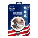 Wholesale-Barbasol CBG19501BLK 2x Magnification LED Mirror Suction Cup w Hook Holder-LED Mirror-Bar-CBG19501BLK-Electro Vision Inc