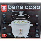 Wholesale-Bene Casa 12420 Rice Cooker 3 Cups White-Rice cooker-BC-12420-Electro Vision Inc