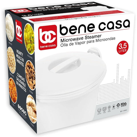Wholesale-Bene Casa 14840 Microwave Steamer-BC-14840-Electro Vision Inc