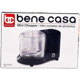 Wholesale-Bene Casa BC-72848 Black Mini Chopper 1.5 Cups-Food Chopper & Processor-BC-72848-Electro Vision Inc