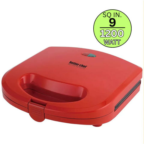 Wholesale-Better Chef IM297R - Waffle Maker Red-Waffle Maker-BC-IM297R-Electro Vision Inc