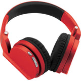 Wholesale-Coby CHBT711 - On-Ear Wireless Headphones, Gray/Red-Headphones-Coby-CHBT711-Red-Electro Vision Inc