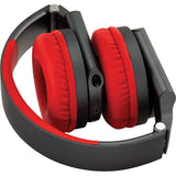 Wholesale-Coby CHBT711 - On-Ear Wireless Headphones, Gray/Red-Headphones-Coby-CHBT711-Red-Electro Vision Inc