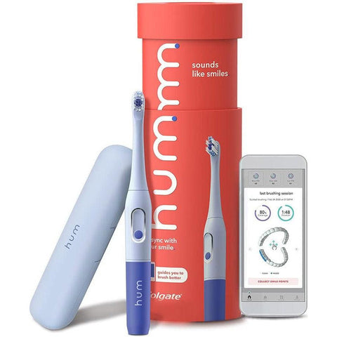 Wholesale-Colgate HB-CN08119A Hum Smart Battery Power Toothbrush & Travel Case Puple-Smart Toothbrush-Col-HBCN08119A-Electro Vision Inc