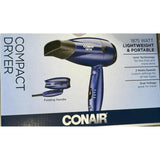 Wholesale-Conair 157xn 1875w Folding Dryer-Hair Dryer-Con-157xn-Electro Vision Inc
