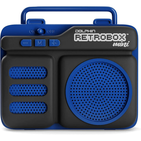 Wholesale-Dolphin Retrobox Mini RTX-10 Blue-Radio-Dol-RTX10-Blue-Electro Vision Inc