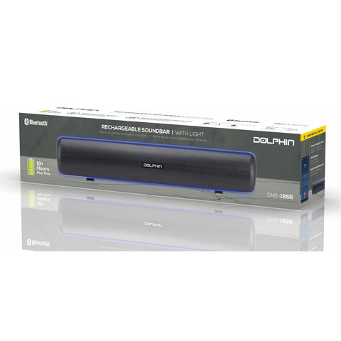 Wholesale-Dolphin SNB-165R Portable 16" Soundbar with Light-Soundbar-Dol-SNB165R-Electro Vision Inc