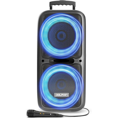 Wholesale-Dolphin SP1217RBT - 12" Rechargeable Party Speaker-Speaker-Dol-SP1217RBT-Electro Vision Inc
