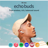 Wholesale-Echo Buds (2023 release) - Glacier White with Cable-earbuds-Ama-EchoBuds-Electro Vision Inc