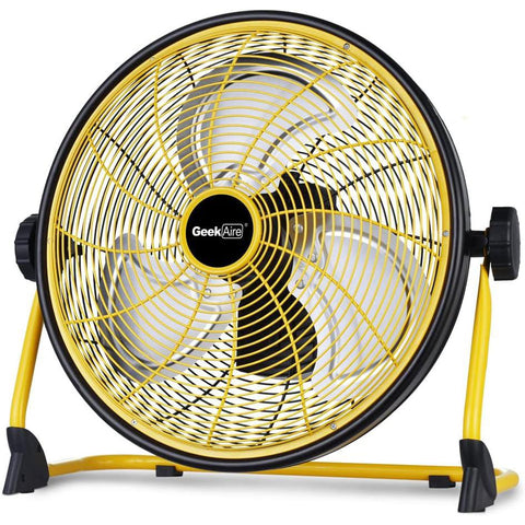 Wholesale-Geek Aire FE40-DBP 16" Rechargeable outdoor high velocity fan with extra detachable battery pack-Fans-Gee-FE40-DBP-Electro Vision Inc