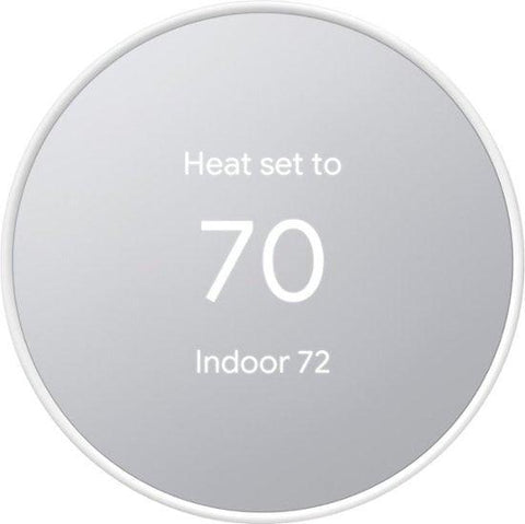 Wholesale-Google Nest Smart Programmable Wifi Thermostat, Snow, GA01334-US-Thermostats-Goo-GA01334-Electro Vision Inc