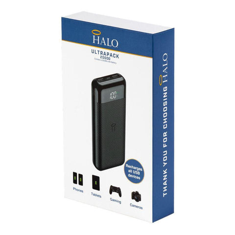 Wholesale-Halo Power Bank - 20,000 mAh-Halo-PB20,000-Electro Vision Inc