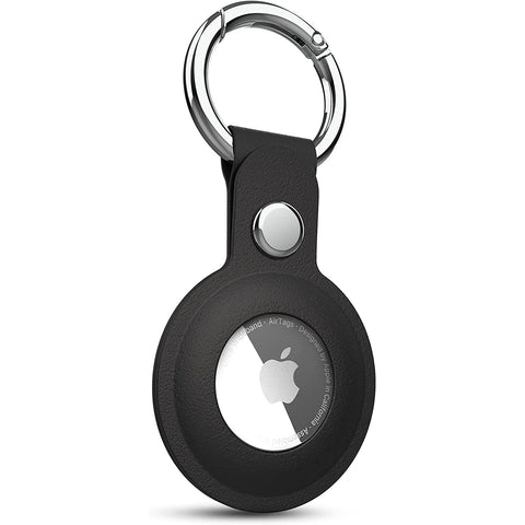 Wholesale-Hypergear 15548 AirCover Vegan Leather Keychain Compatible for AirTags-AirTags-Hyp-15548-Electro Vision Inc