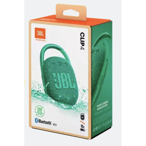 Wholesale-JBL Clip 4 Eco Green Ultra-Portable Waterproof Bluetooth Speaker-Speaker-JBL-CLip4-EcoGreen-Electro Vision Inc