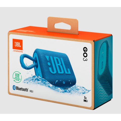 Wholesale-JBL Go 3 Portable Waterproof Speaker - Blue-JBL-GO3-Blue-Electro Vision Inc