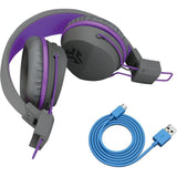 Wholesale-JLab HBSTUDIORGRYPRPL4 JBuddies Studio Wireless Headphones Purple/Gray-JLA-HBSTUDIORGRYPRPL4-Electro Vision Inc