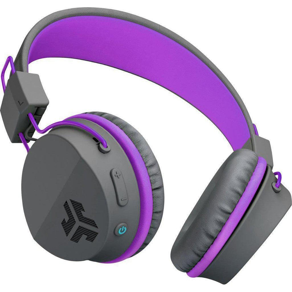 JLab JBuddies Studio Wireless Headphones Purple/Gray