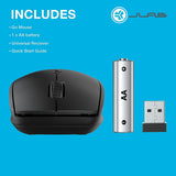 Wholesale-JLab MGOMOUSERBLK124 Go Wireless Mouse Black-Wireless Mouse-JLA-MGOMOUSERBLK124-Electro Vision Inc