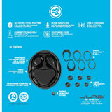 Wholesale-JLab Work Buds True Wireless Earbuds Black EBWORKBUDSRBLK82-Earbuds | Headphone-JLA-EBWORKBUDSRBLK82-Electro Vision Inc
