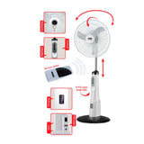 Wholesale-Ludger EL1812SFr 18" Rechargeable Stand Fan with Remote-Fans-Lud-EL1812SF-Electro Vision Inc
