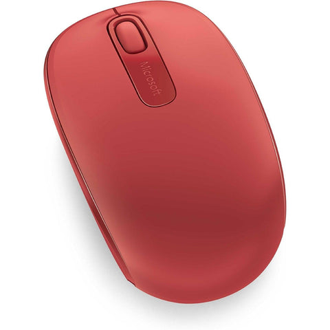 Wholesale-MICROSOFT WIRELESS MOUSE 1850 - RED-Wireless Mouse-Mic-1850-Red-Electro Vision Inc