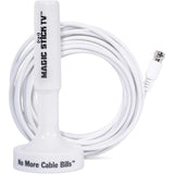 Wholesale-Magic Stick TV Signal Booster Antenna for Digital HDTV 1080P HD Channels, 10 ft Cable, White-TV Tuner Cards & Adapters-MS-Tele-Electro Vision Inc