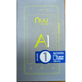 Wholesale-NUU CELL PHONE A1 - 4INCH DUAL SIM - WITH CASE AND TEMPERED GLASS-NUU-Electro Vision Inc