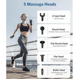 Wholesale-Naipo MGG-2103 Handheld Massage Gun - Pain Relief for Deep Muscle Body Tissue-Nai-MGG2103-Electro Vision Inc
