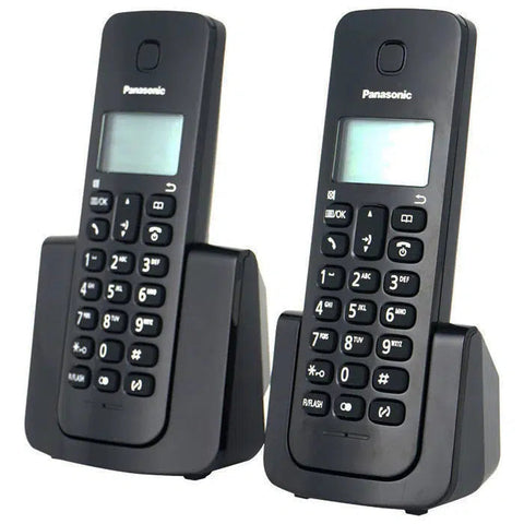 Wholesale-Panasonic KXTGB112LAB 2 handset cordless phone-Cordless Phone-PAN-KXTGB112LAB-Electro Vision Inc