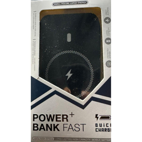 Wholesale-Power Bank - 5,000 mAh - Wireless Charger with Built in Cables( USB C and Lightning)-Wireless Charger-BT-PB-109-Electro Vision Inc