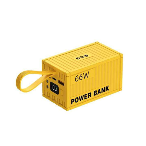 Wholesale-Power Bank PB-108 - 20,000 mAh - Container Design with Built in Cables-Power Bank-BT-PB-108-Electro Vision Inc