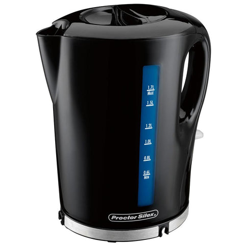 Wholesale-Proctor Silex 41002 1.7 Liter Tea Kettle Black-PS-41002-Electro Vision Inc