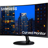 Wholesale-Samsung - 390C Series 24" LED Curved FHD AMD FreeSync Monitor (HDMI, VGA) - Black-Monitor-Sam-C24F390-Electro Vision Inc