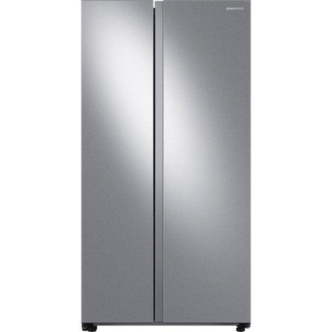 Wholesale-Samsung RS23A500SR/AA 23 cu. ft. Smart Counter Depth Side-by-Side Refrigerator in Stainless Steel-Refrigerators-Sam-RS23A500SR/AA-Electro Vision Inc