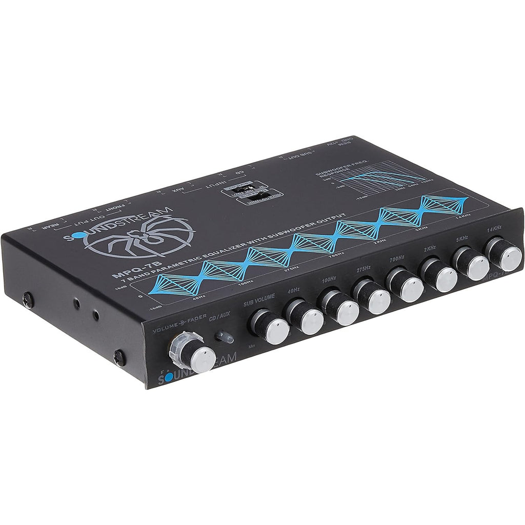 Soundstream MPQ-7B 7-Band 1/2 DIN Equalizer – Electro Vision Inc