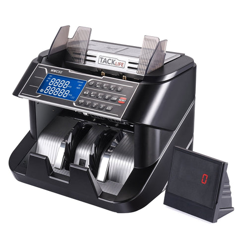 Wholesale-TACKLIFE MMC02 Money Counter Machine Counterfeit Detection-Money Counter Machine-Tac-MMC02-Electro Vision Inc