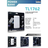 Wholesale-Trend Logic TL1762 10,000 mAh Power Bank w Built In USB-Power Bank-TL-1762-Electro Vision Inc