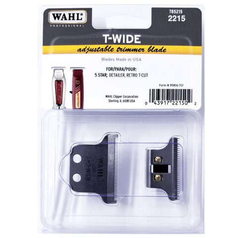 Wholesale-Wahl 2215 T-Wide Trimmer Blade-Hair Clipper & Trimmer Accessories-Wah-2215-Electro Vision Inc